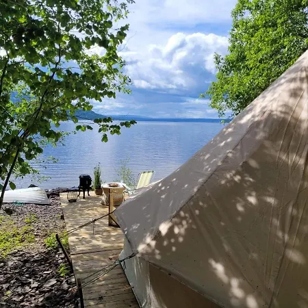 Unique Glamping On The Beach 35 Min From Oslo Tente de luxe *