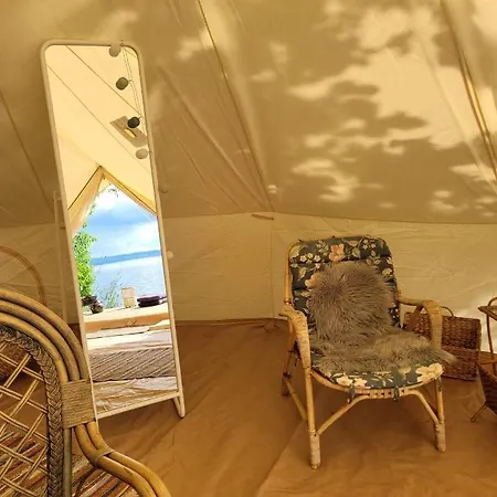 豪华帐篷 Unique Glamping On The Beach 35 Min From Oslo